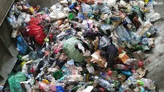 New material  Mixed recyclable waste  Do not mix with municipal waste  Thats 2000 kilograms [upl. by Eronel]