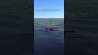 Flybe Q400 Water Landing aviation pilot rfs realflightsimulator landing plane avgeek q400 [upl. by Arney476]