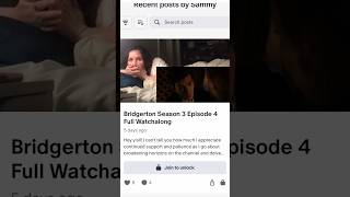 Full Bridgerton Season 3 Episode 4 Watchalong on Patreon bridgerton sammyb8s on Patreon [upl. by Eledoya]