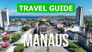 City of Manaus in 4k Brazil Manaus to visit [upl. by Nancie117]