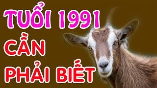 Giải Mã Những Sự Thật Thú Vị Về Tuổi TÂN MÙI 1991 [upl. by Arfihs]