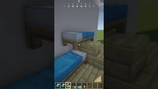 Das beste Doppelstöckige Bett in Minecraftminecraft turorial bett [upl. by Dier254]