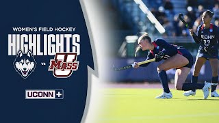 HIGHLIGHTS  UConn Womens Field Hockey vs UMass  NCAA Tournament First Round [upl. by Hourihan]