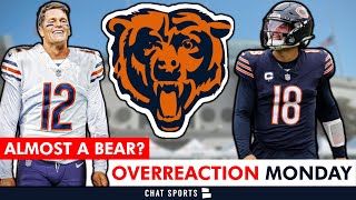 Bears OVERREACTION Monday Caleb Williams Improving Teven Jenkins Injury amp Tom Brady ALMOST A Bear [upl. by Ramar]