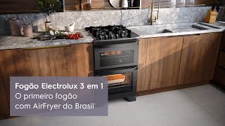 Conheça o 1º Fogão com Função Airfryer do Brasil FE4AD [upl. by Camilia989]