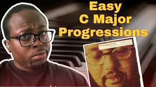 Easy Gospel Chord Progressions in C Major [upl. by Nelo]