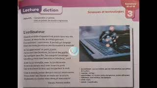Lecture dictionLordinateur  page  87  unité 3  mes apprentissages en français 6ème AEP poème [upl. by Edveh]