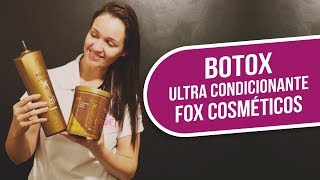 Botox Ultra Condicionante Fox Cosméticos  RESENHA  Bel Hair [upl. by Enaed]