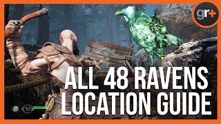 Complete Ravens Guide  All 48 Raven Locations in God of War Ragnarok  Maps  Full Walkthrough [upl. by Carolyne]