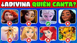 ¿Adivina Quién Canta 🎶🎉 CANCIONES DE DISNEY Trivia 😎 Elsa Moana Isabela Rapunzel  NT Adivinar [upl. by Martine]