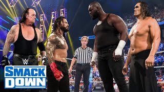 WWE  Undertaker amp Roman Reigns vs The Great Khali amp Omos  WWE Smackdown Dec 28 2023 [upl. by Affra19]