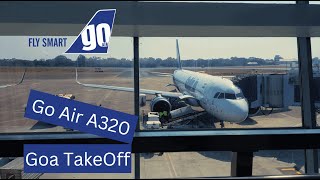 Spectacular Go Air A320 Takeoff From Goa International Airport 4K [upl. by Freemon478]