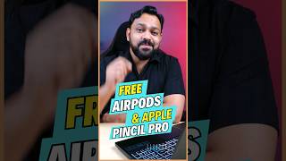 Get Free Apples Airpods amp Pencil Pro shorts youtubeshorts  Apple back to school 2024 [upl. by Notsgnik61]