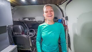 Camper Van Winter Prep Ice Castles amp Ski Jumping  Vanlife  Adventure in a Backpack [upl. by Chong]