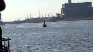 Sailing Past Coalhouse Point And Tilbury Docks In Essex Also Gravesend [upl. by Tur]