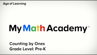 PreK Math Skill Counting by Ones [upl. by Elbert]