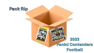 Pack Rip2023 Panini Contenders Football [upl. by Varion975]