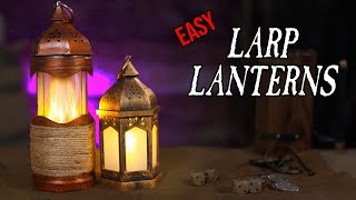 How to make Cheap and Easy LARP Lanterns [upl. by Darlene292]