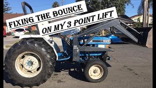 Ford 1920 Tractor 3 Point Lift Bouncing Hydraulic Problem  Fixed [upl. by Earazed609]