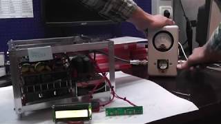 Test power amplifier 1200W BLF188XR water cooling for ZS5LEE [upl. by Currier]