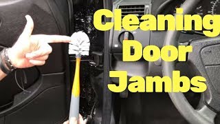 Auto Detailing Tricks Cleaning Door Jams [upl. by Adnwahs]