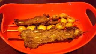 CARNE EN PALITO ECUATORIANOS CHUZOS PINCHOS [upl. by Arotahs380]