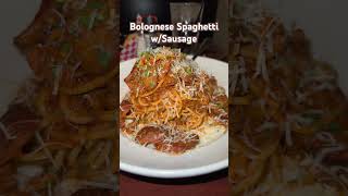 Baked Mostaccioli and Spaghetti with Sausage  Spaghetty Western Las Vegas [upl. by Havard]