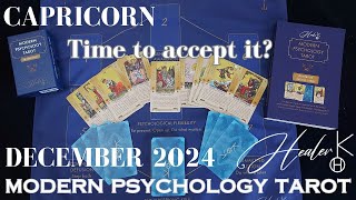 Capricorn ♑️ December 2024 – Time to accept it  Modern Psychology Tarot  Healer K [upl. by Heloise253]