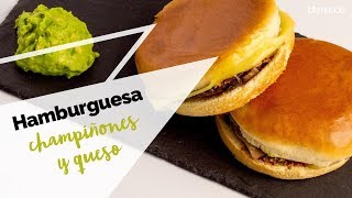 Cómo hacer ricas y saludables hamburguesas de champiñón  Receta fácil [upl. by Sayce]