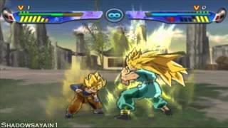 DBZ Budokai 3 SSJ3 Goku vs Goten [upl. by Gar]