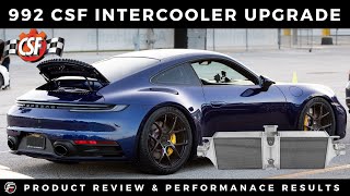 Tested CSF Intercooler for 992 Carrera [upl. by Harland]