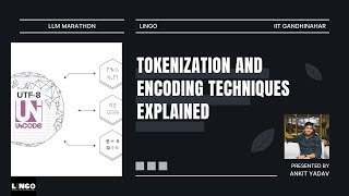 LLM Marathon series  Tokenization and Encoding Techniques Explained [upl. by Cicily]