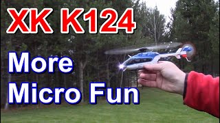 XK K124 Scale EC145 Micro RC Heli Review [upl. by Slen218]