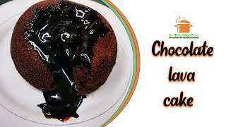 चॉकलेट लावा केक कैसे बनाये  Eggless Chocolate Lava Cake without oven in hindi [upl. by Yetah]