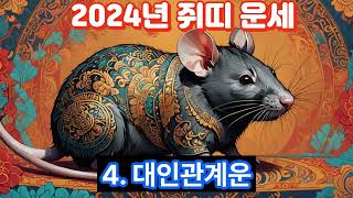 2024년 쥐띠 운세Rat Horoscope 2024사주띠별운세운세정보horoscopemidjourney지식동물쥐이슈좋은글fortune [upl. by Tegdirb]