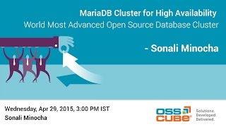 MariaDB Galera Cluster for High Availability [upl. by Engedi]