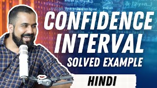 Confidence Interval Explained in Hindi with a Solved Example [upl. by Davena]