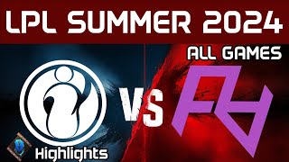 IG vs RA Highlights ALL GAMES LPL Summer 2024 Invictus Gaming vs Rare Atom by Onivia [upl. by Elysia912]