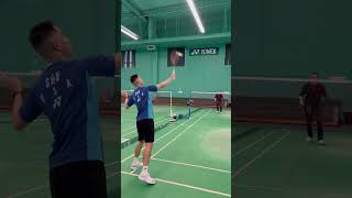 Smashing with the Yonex Nanoflare 1000Z 💥 racketreview bestbadmintonracket badminton yonex [upl. by Jourdain]