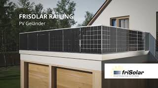 Photovoltaiksysteme friSolar vertical  Railing [upl. by Nomi339]