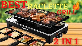 CUSIMAX  Best Raclette Electric Grill 2 in 1 [upl. by Odnarb]