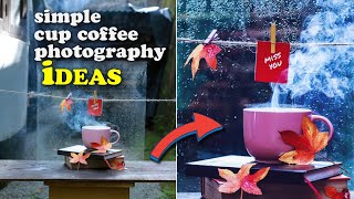 18 simple Creative cup coffee photography ideas [upl. by Eelarat656]