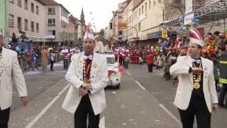 Rosenmontagszug 2014 SaarbrückenBurbach Ausschnitte HD [upl. by Annaerdna686]