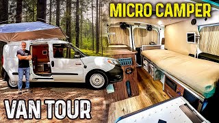 Micro Campervan RAM Promaster City  Small Compact Fuel Efficient RV for Van Life [upl. by Hakkeber]