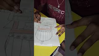 Ballia railway station drawing like video 🥰 [upl. by Annahsohs]