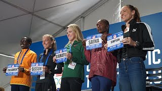 US Olympic Marathon Trials 2024 Womens Press Conference [upl. by Ferrand93]