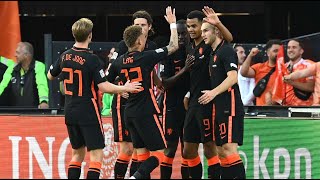 Netherlands 32 Wales  UEFA Nations League A  All goals and highlights  14062022 [upl. by Norehc]