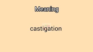 castigation meaning in English amp Telugu  Googul Dictionary dictionary meanings telugu english [upl. by Ebenezer135]