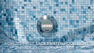 QUASAR  World’s first underwater pool light made entirely of glass [upl. by Adora758]