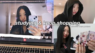 studying amp kpop shopping vlog [upl. by Paik5]